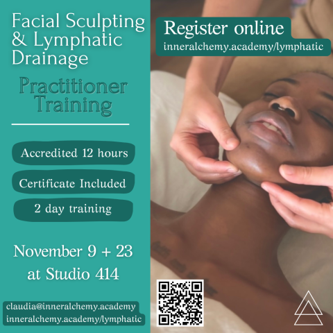 Facial sculpting and lymphatic drainage training - Massage therapists